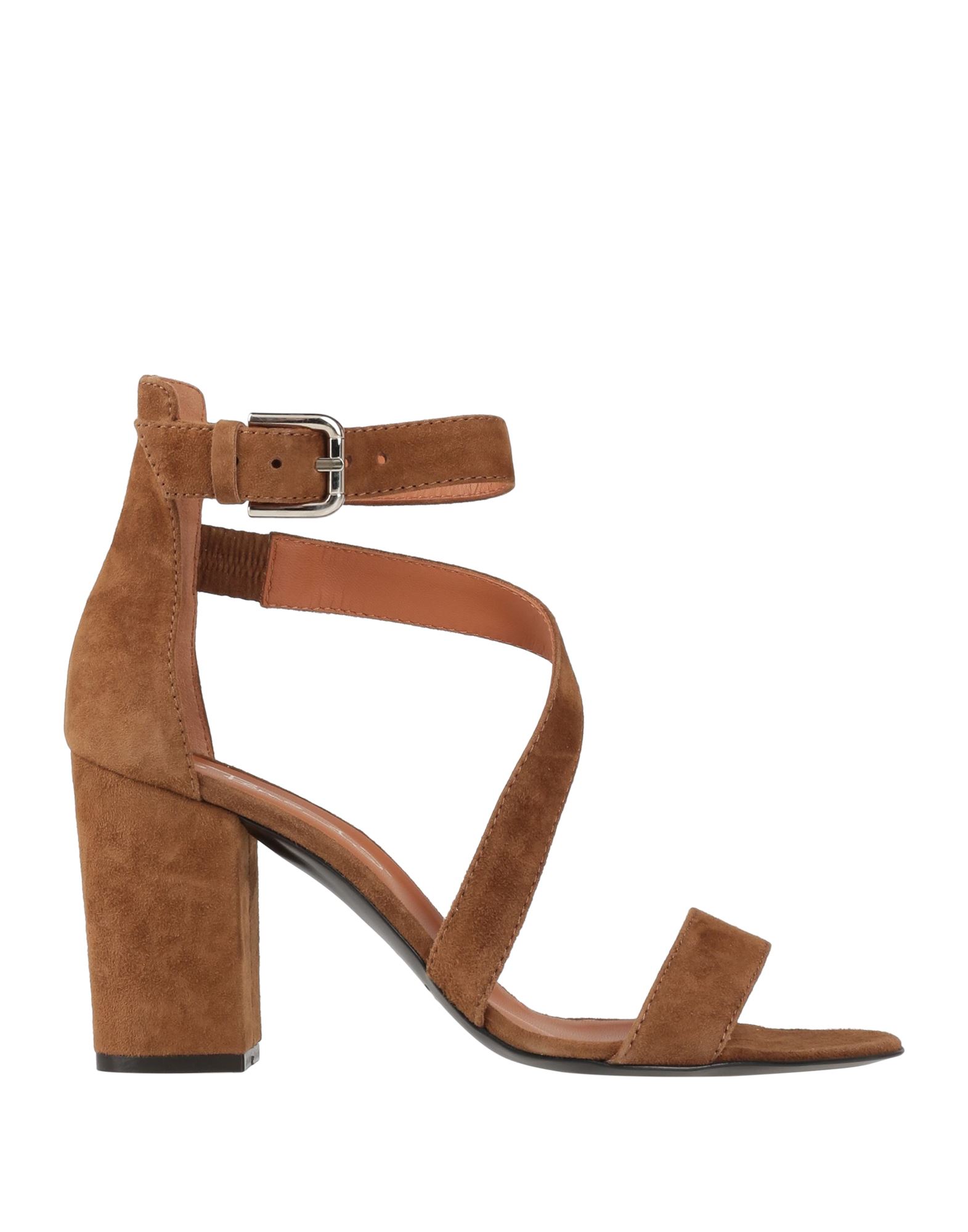 Via Roma 15 Sandals In Tan