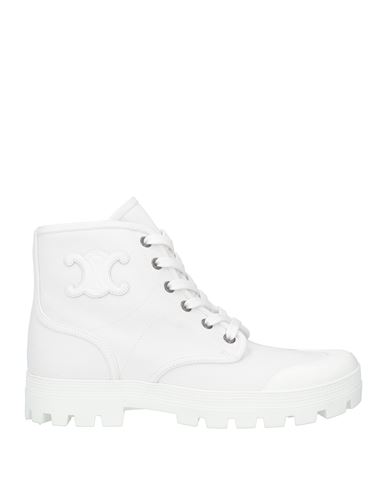 Celine Woman Sneakers White Size 10 Textile Fibers