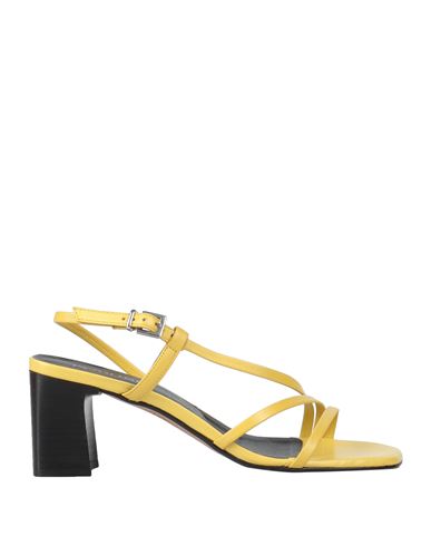 Carlo Pazolini Woman Sandals Yellow Size 7 Soft Leather