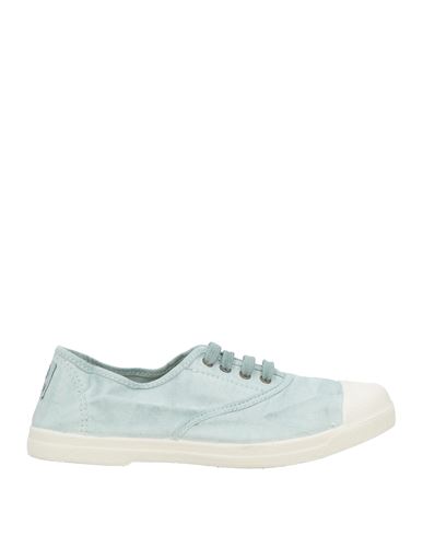 Natural World Woman Sneakers Sky Blue Size 6 Organic Cotton In Blue