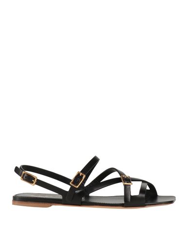 Tod's Woman Sandals Black Size 6 Soft Leather