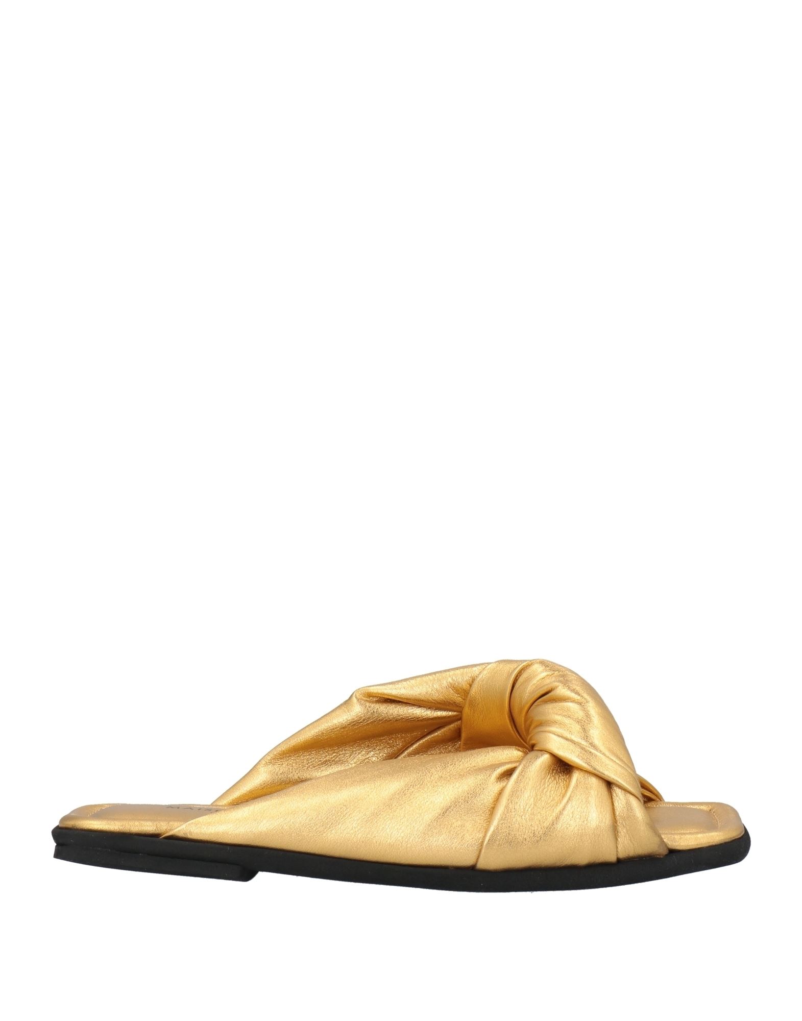 Maison Rouge Venezia Sandals In Gold