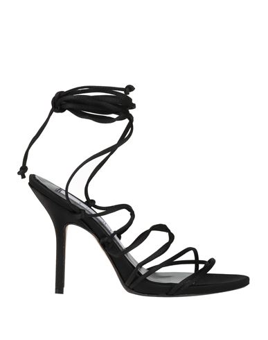 Ncub Woman Sandals Black Size 7 Textile Fibers In Black