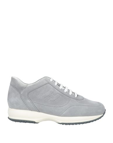 Hogan Man Sneakers Light Grey Size 9 Soft Leather