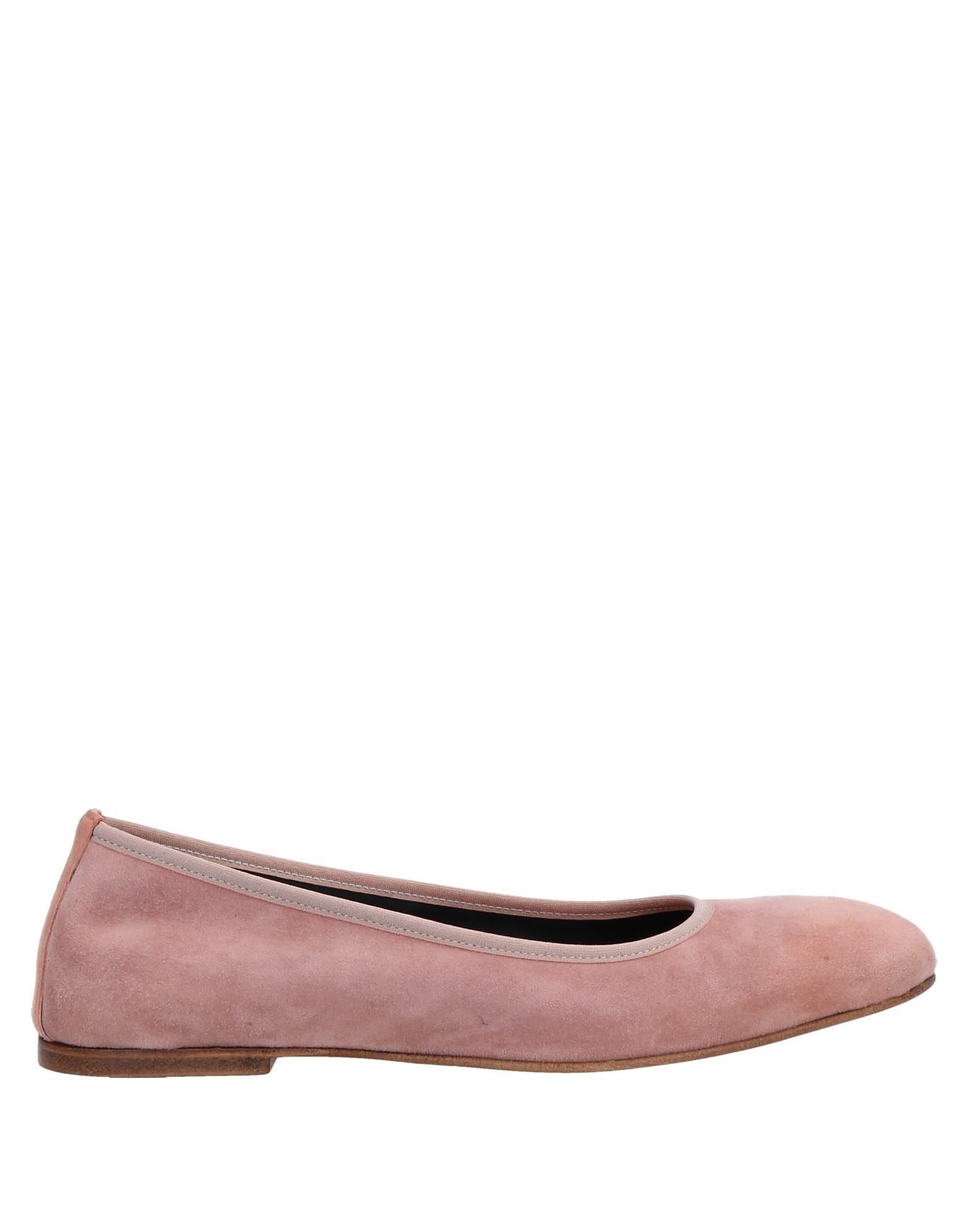 Santoni Ballet Flats In Pastel Pink ModeSens