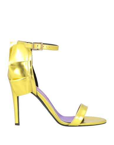 Aniye By Woman Sandals Gold Size 11 Textile Fibers