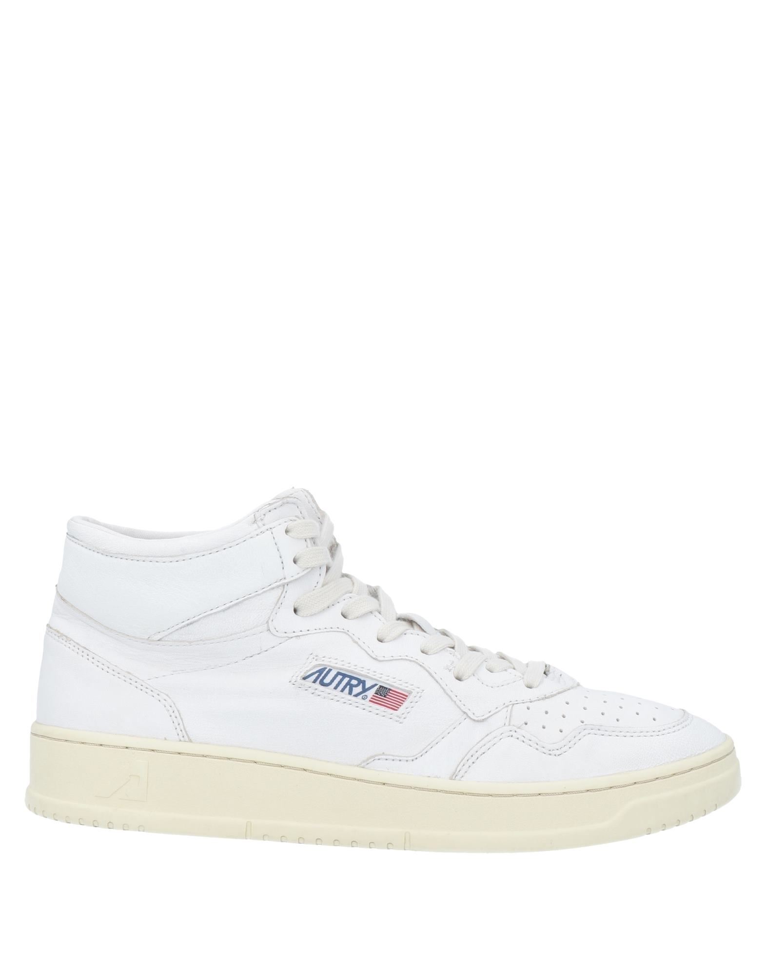 Shop Autry Woman Sneakers White Size 8 Goat Skin