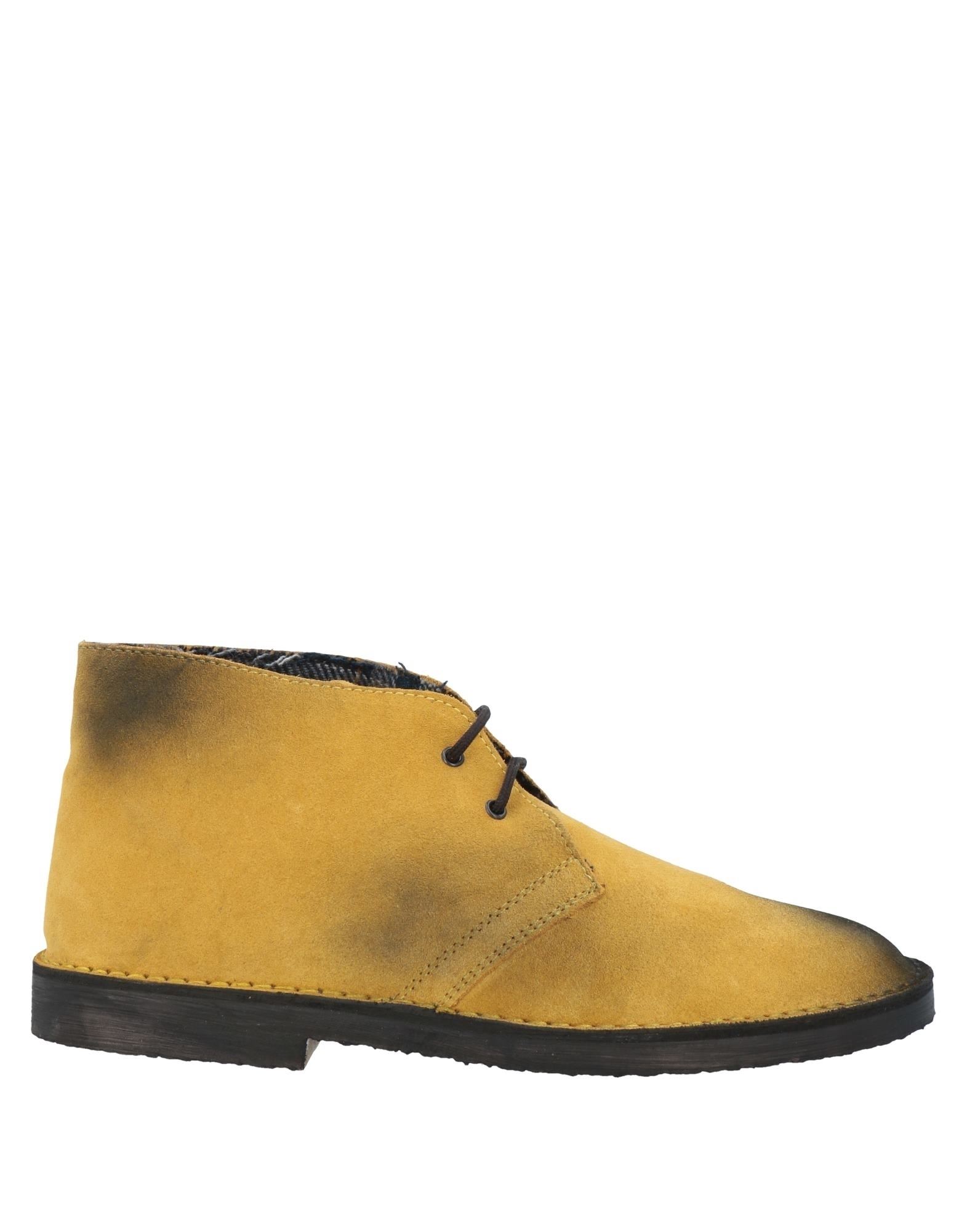 Grey Daniele Alessandrini Ankle Boots In Yellow