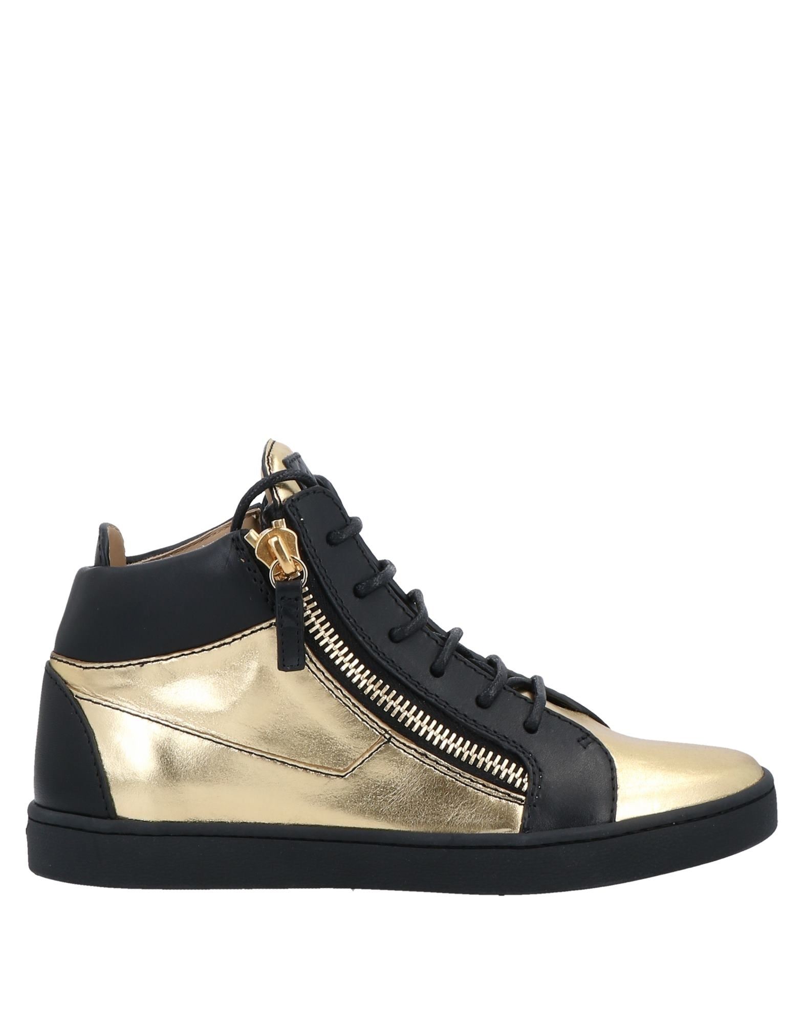 Giuseppe Zanotti Sneakers In Gold