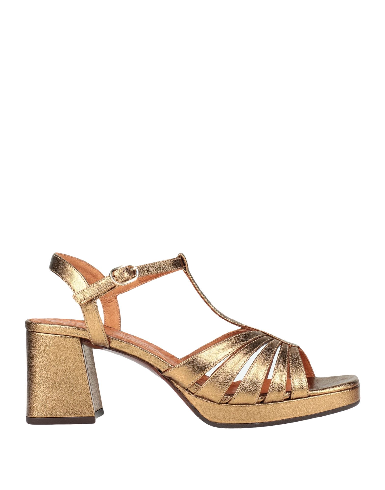 Chie Mihara Sandals In Gold | ModeSens