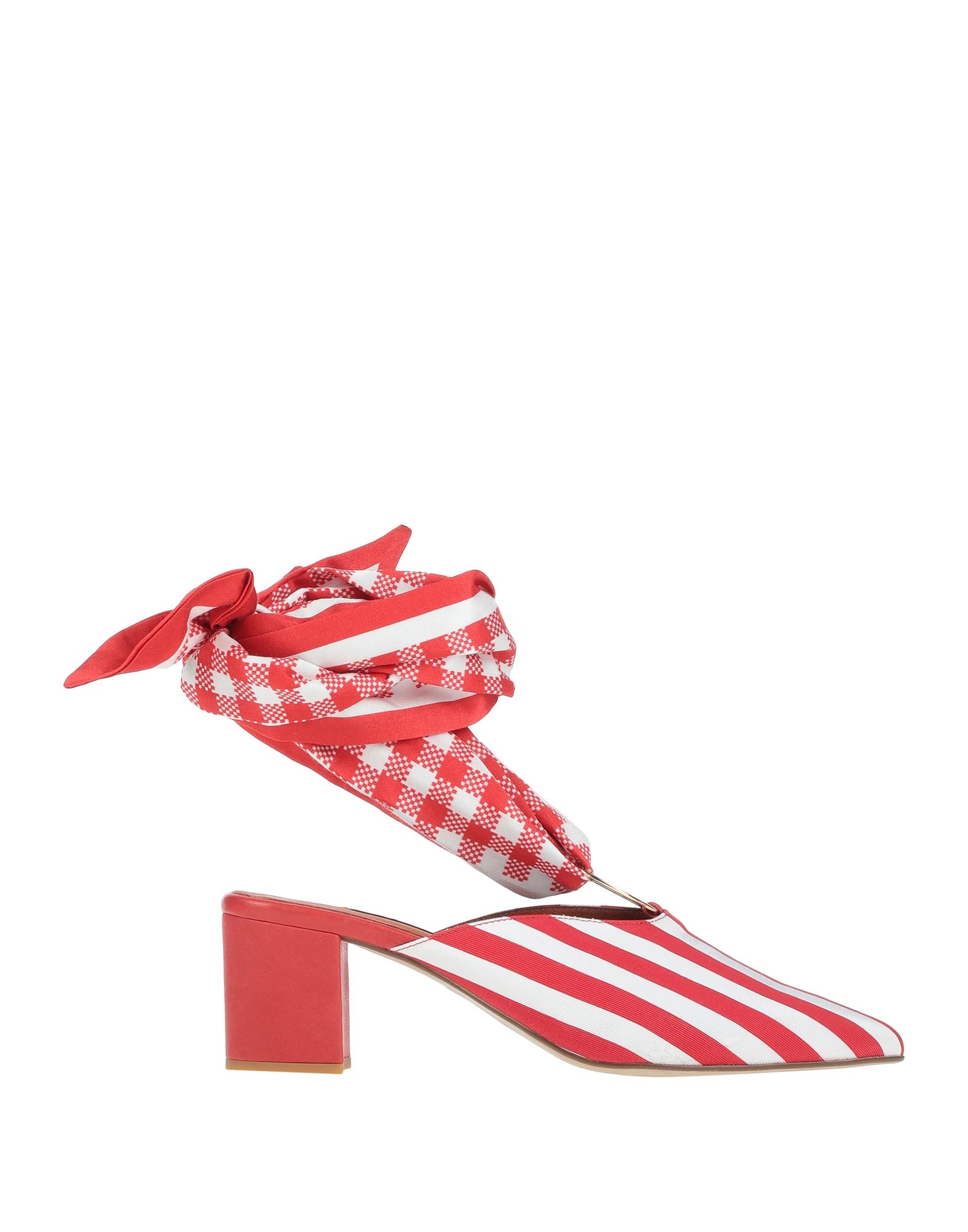 Mother Of Pearl Mules & Clogs In Red