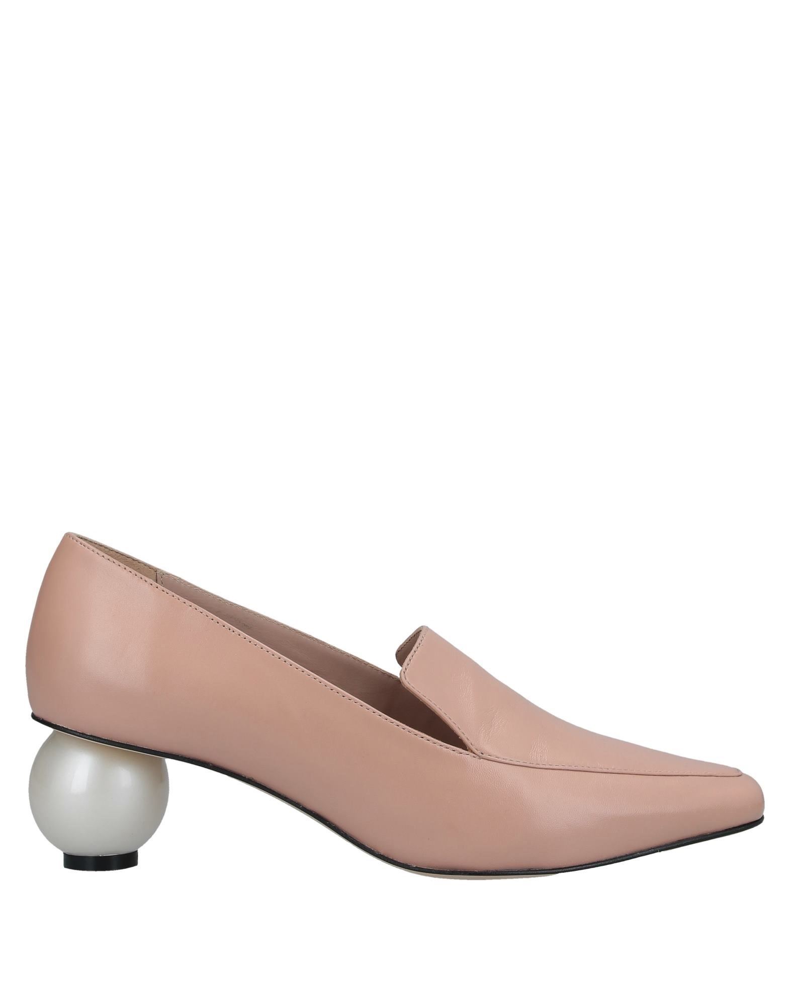 Mother Of Pearl Loafers In Blush