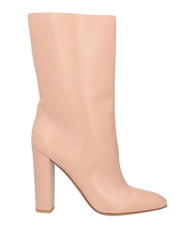 Valentino Garavani Woman Ankle Boots Blush Size 11 Soft Leather In Pink