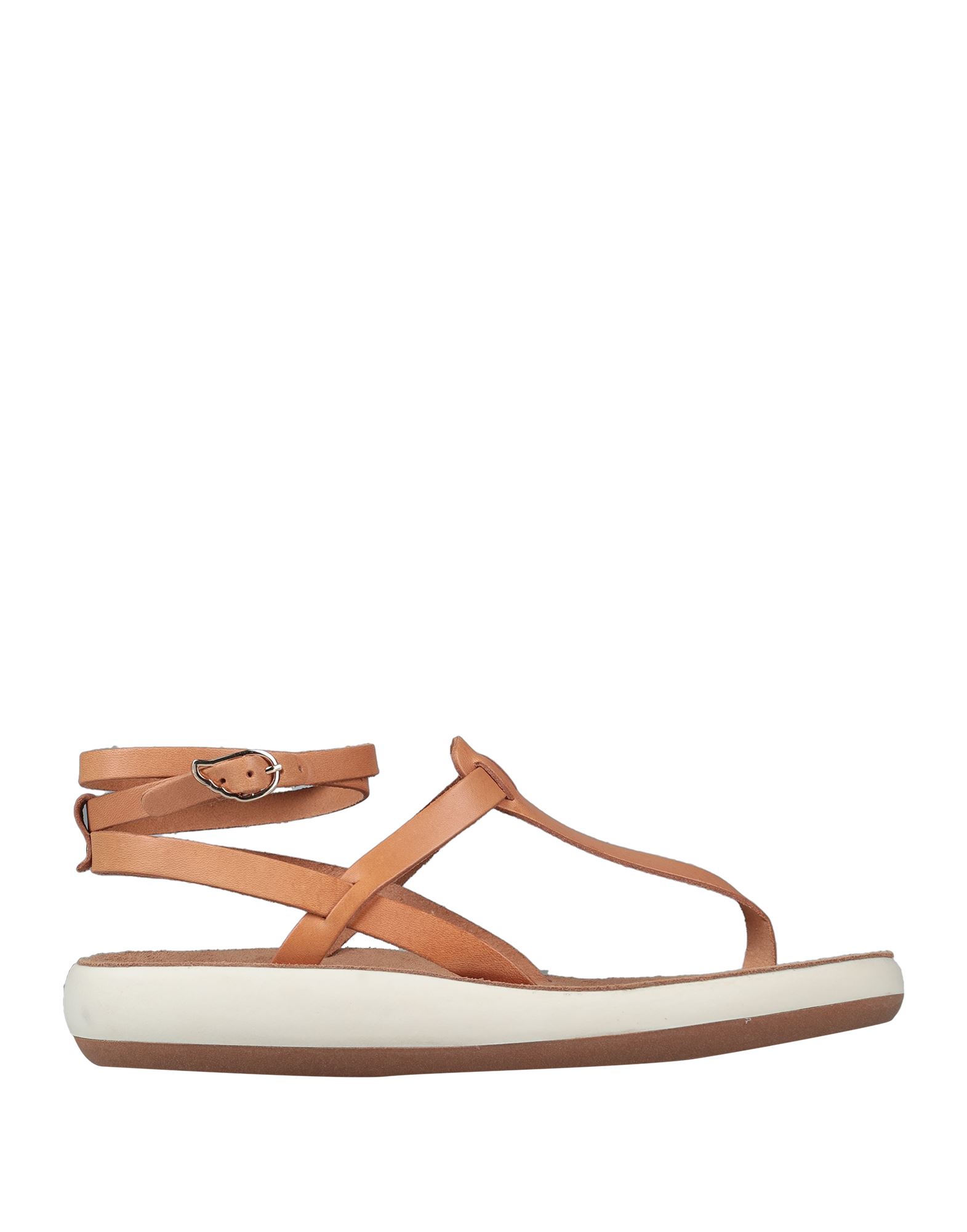 Ancient Greek Sandals Toe Strap Sandals In Beige