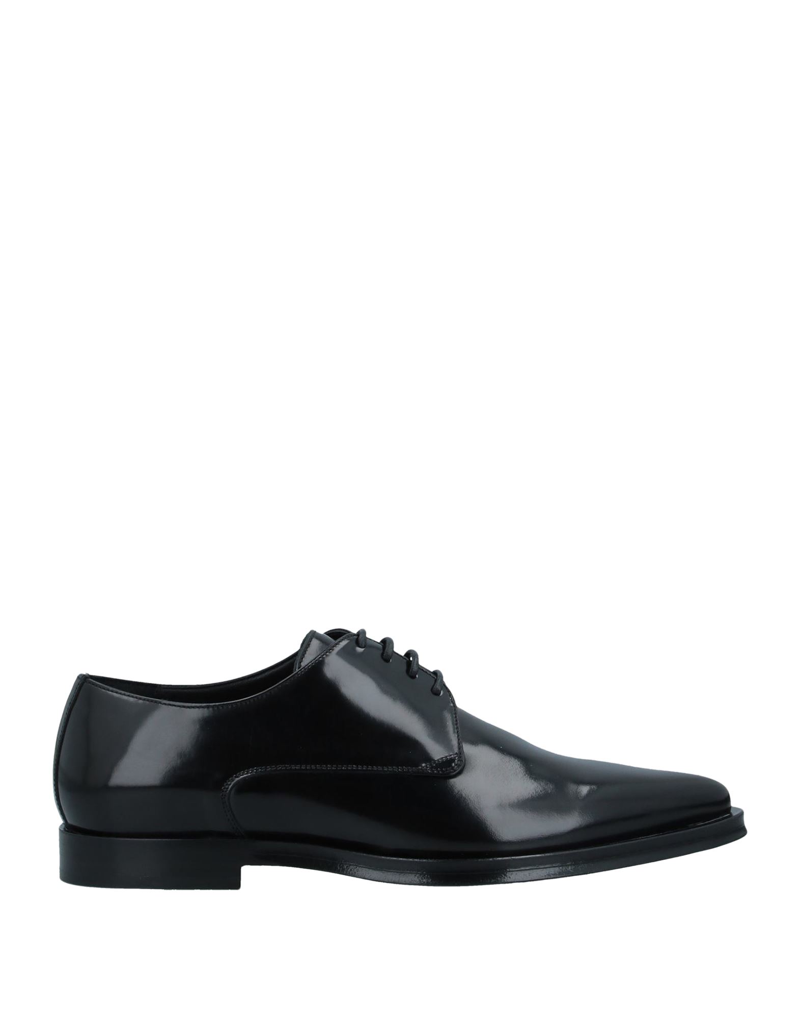 Dolce & Gabbana Black Leather Derby Formal Dress Men Shoes