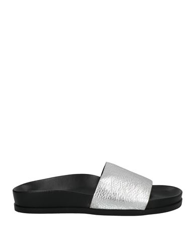 Shop Carlo Pazolini Woman Sandals Silver Size 6 Soft Leather