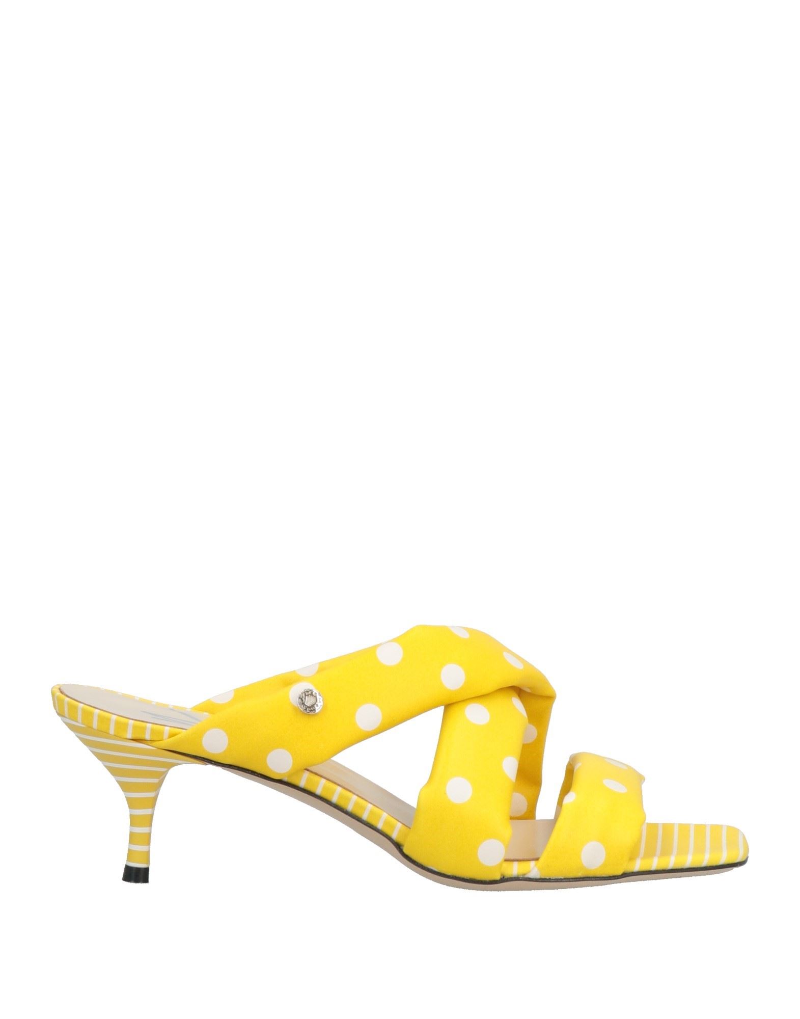 Manila Grace Sandals In Yellow