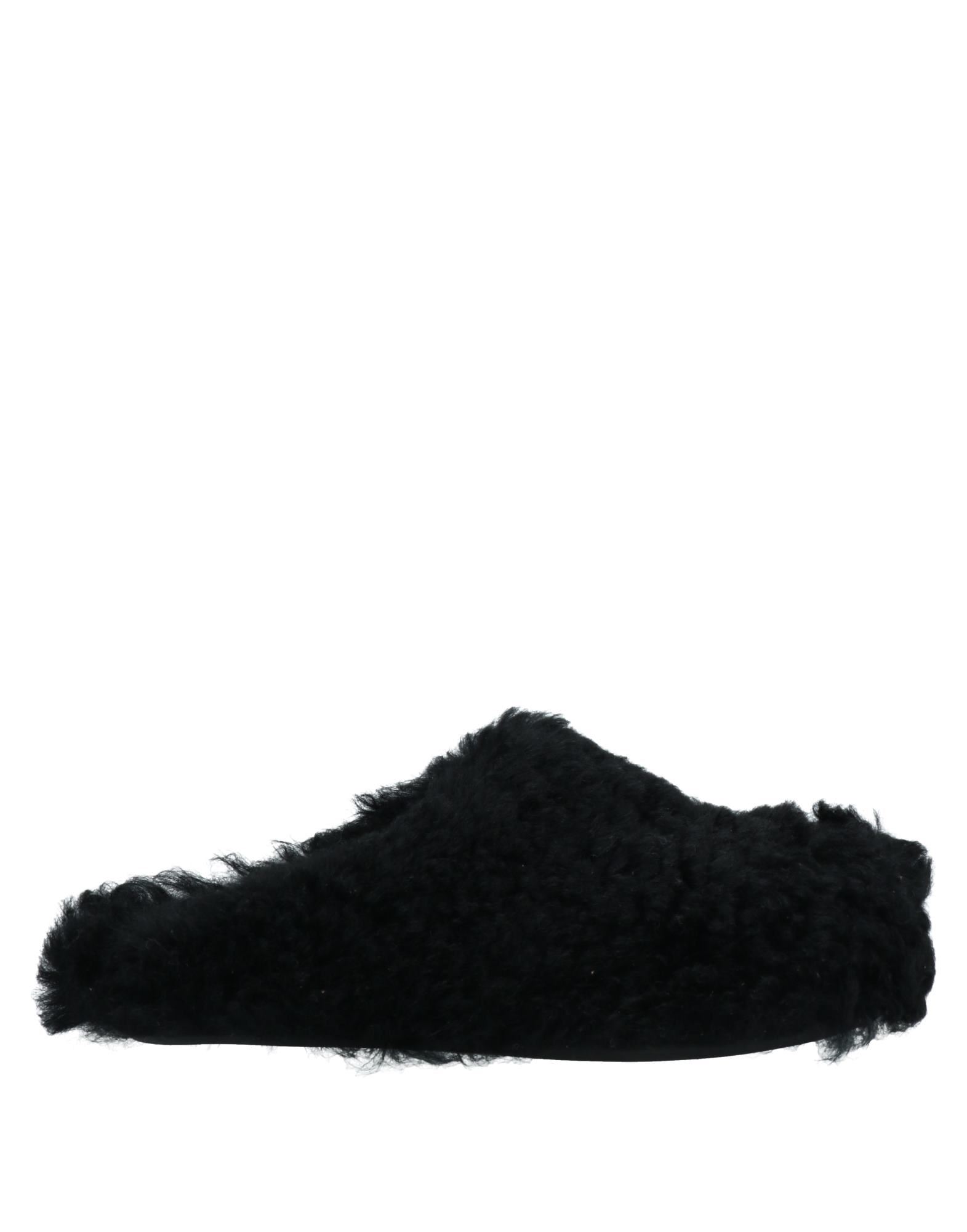 Shop Marni Woman Mules & Clogs Black Size 5 Shearling