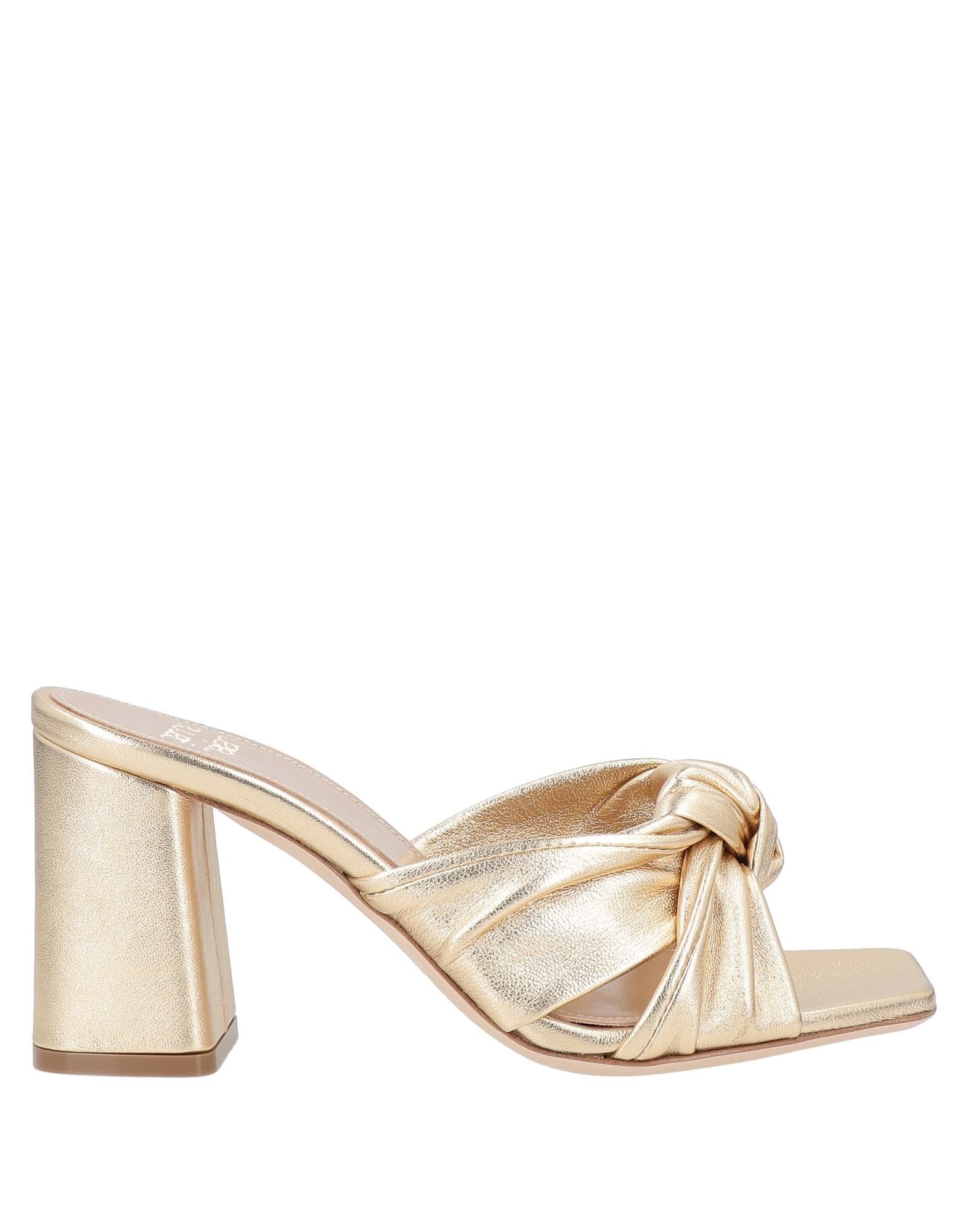 Gianna Meliani Sandals In Gold | ModeSens