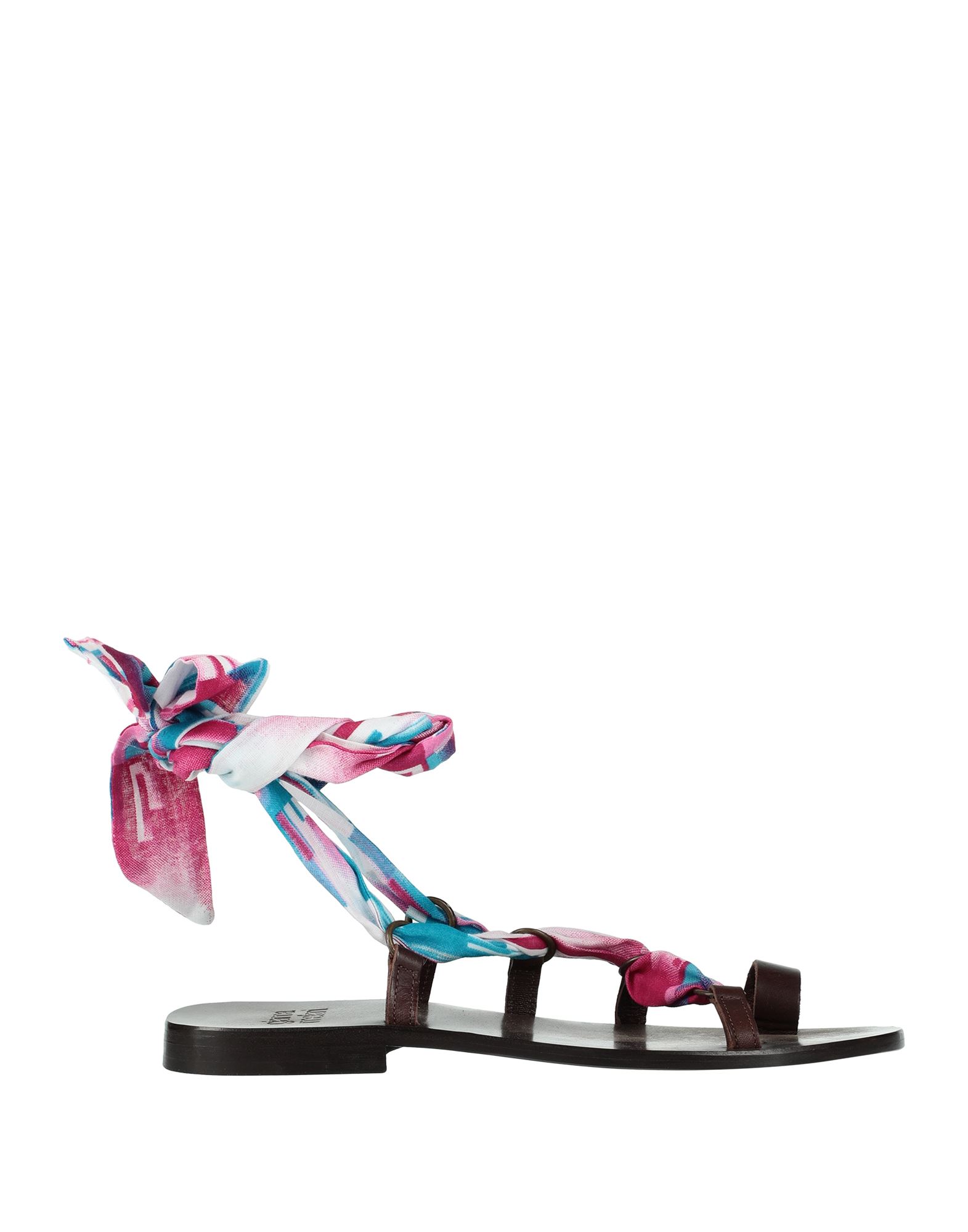 Gianna Meliani Toe Strap Sandals In Pink