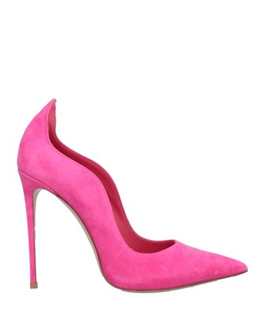 Le Silla Woman Pumps Fuchsia Size 7 Leather In Multi