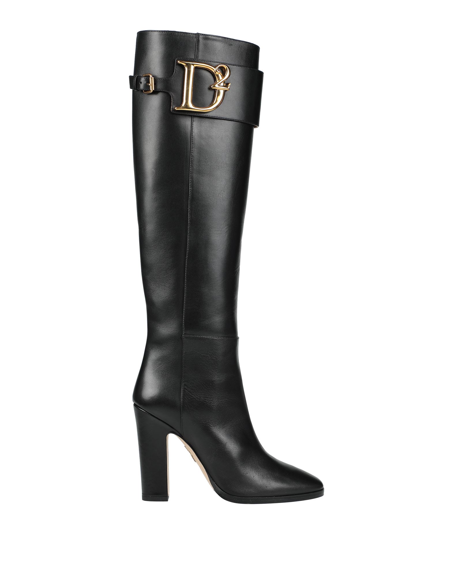 Shop Dsquared2 Woman Boot Black Size 8 Soft Leather