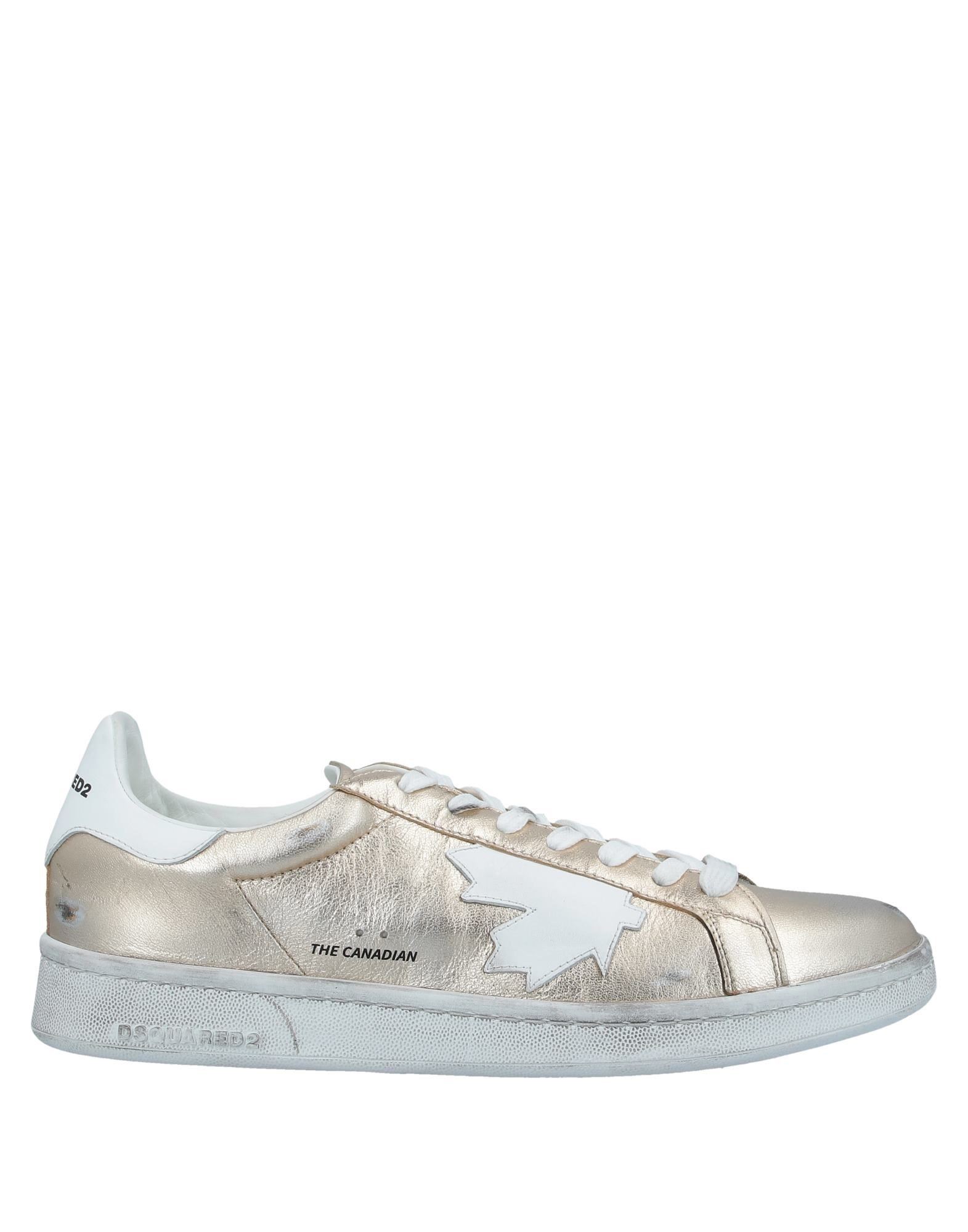 Dsquared2 Sneakers In Gold