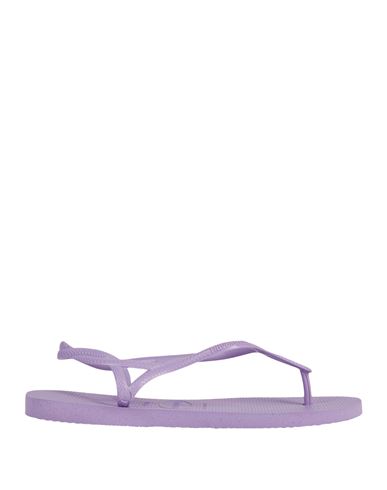 Shop Havaianas Woman Thong Sandal Light Purple Size 11/12 Rubber