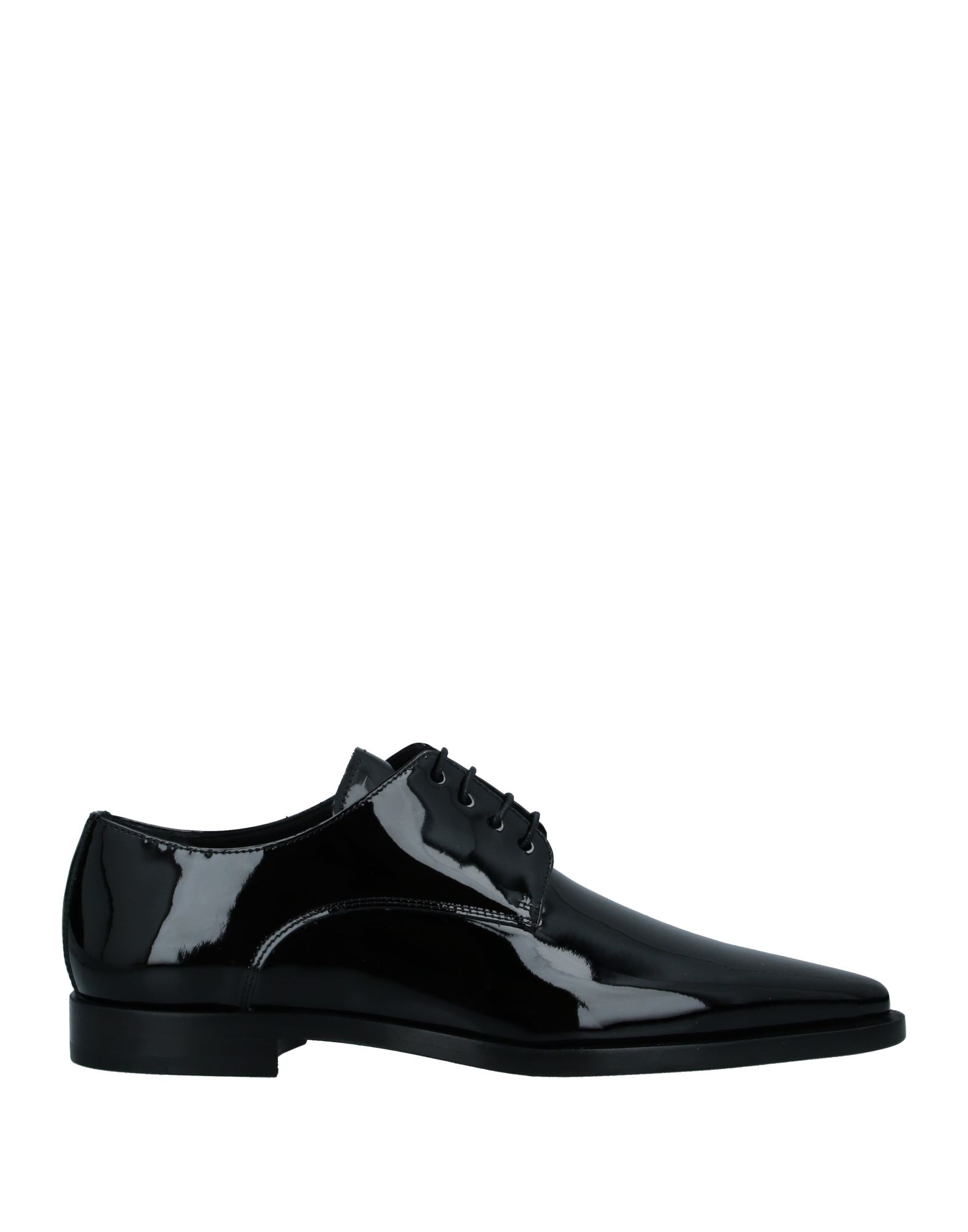 Shop Dsquared2 Man Lace-up Shoes Black Size 6 Soft Leather