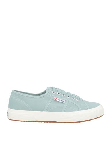 Superga Woman Sneakers Slate Blue Size 9 Textile Fibers In Blue