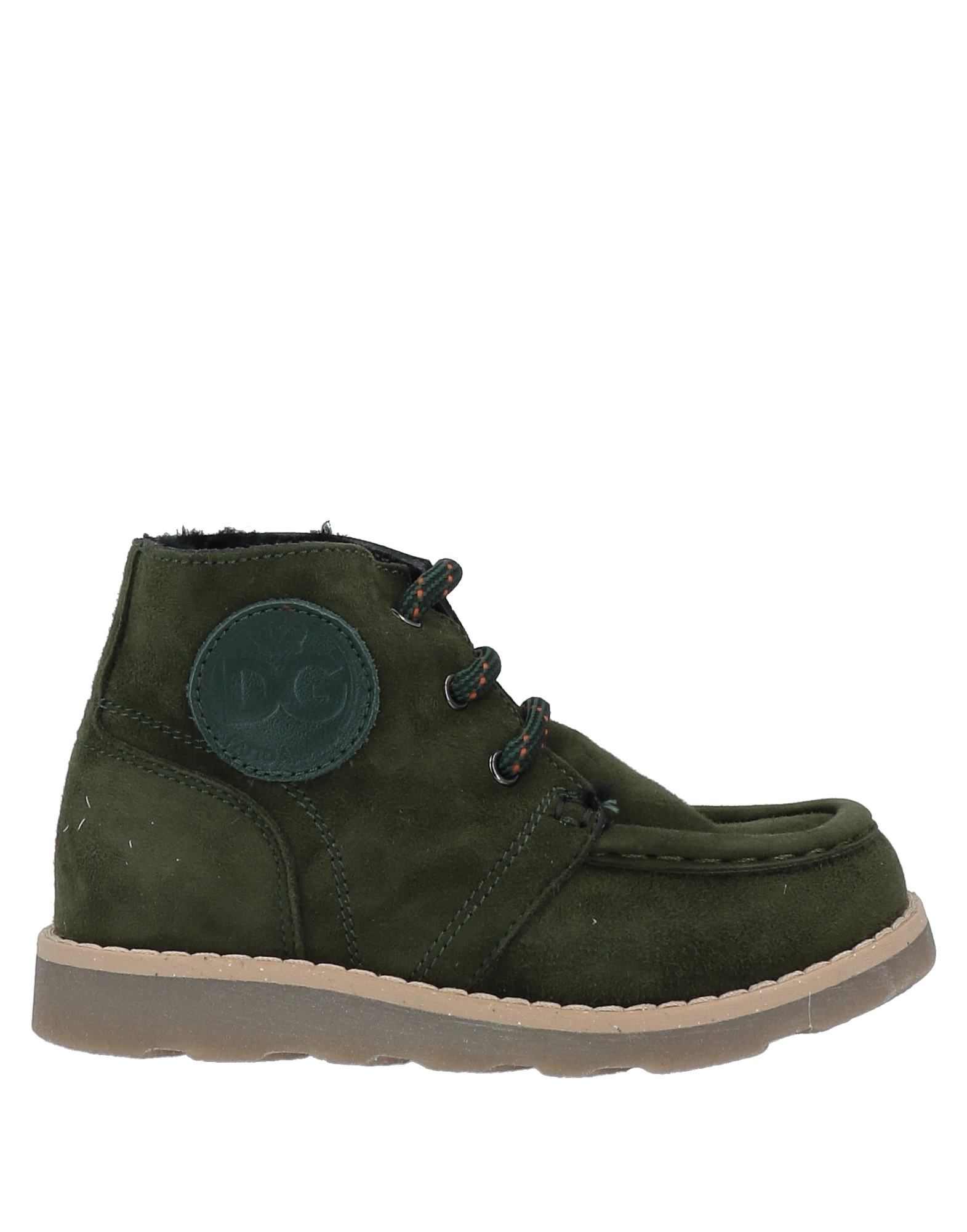 Dolce & Gabbana Kids' Ankle Boots In Green
