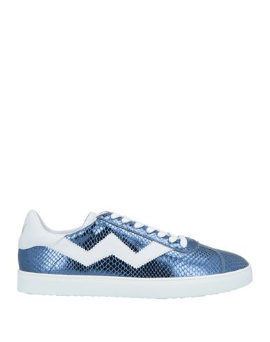 Stuart Weitzman Woman Sneakers Blue Size 9.5 Soft Leather