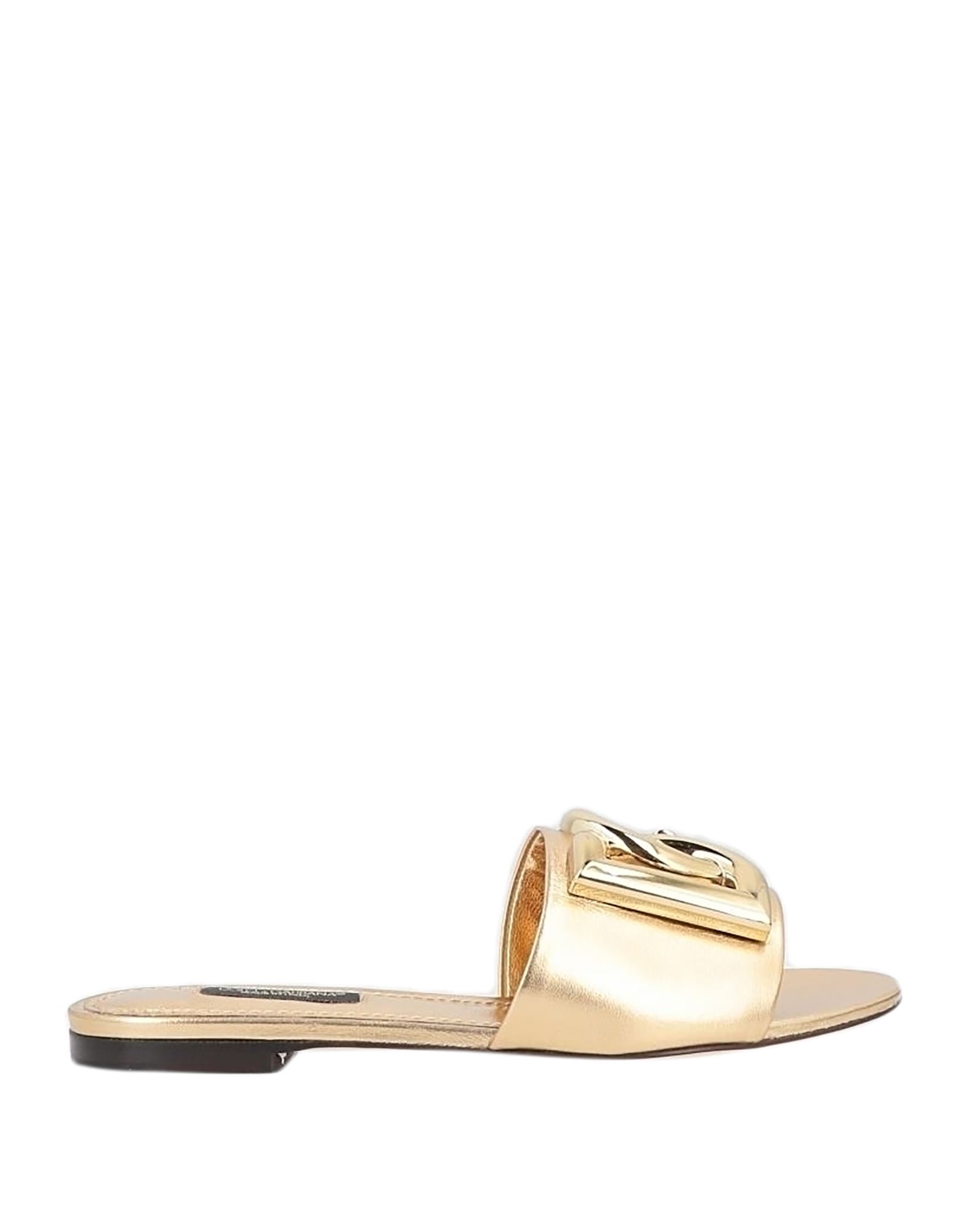 Dolce & Gabbana Sandals In Gold