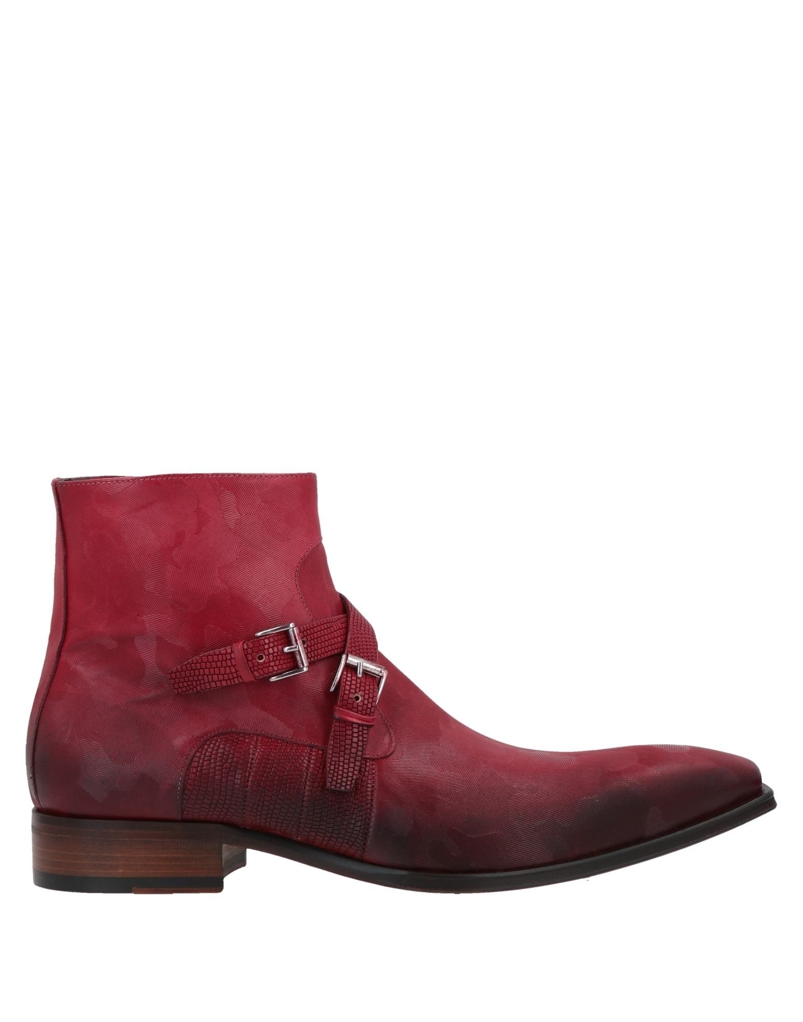 Jo Ghost Ankle Boots In Red