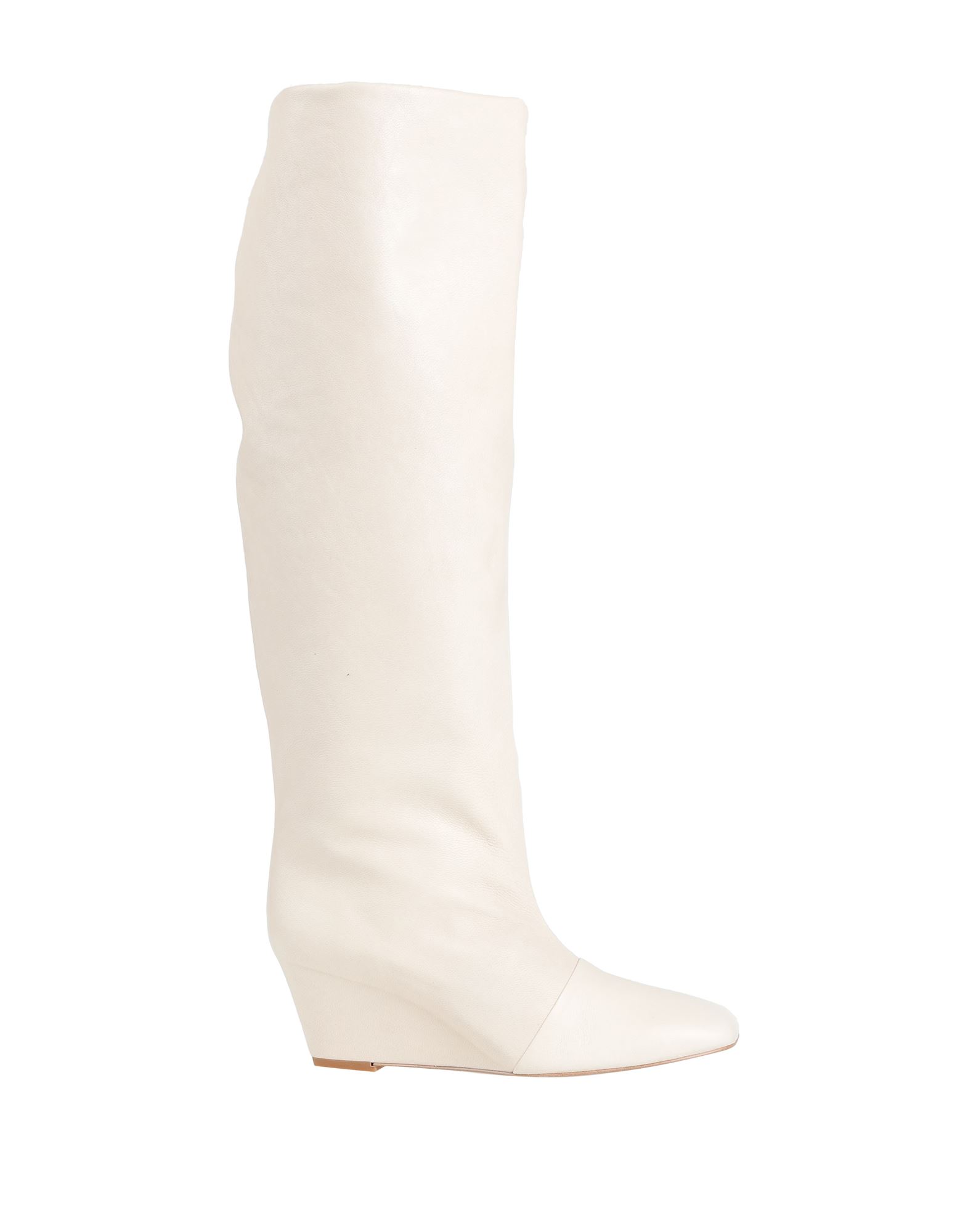 Alysi Knee Boots In Ivory