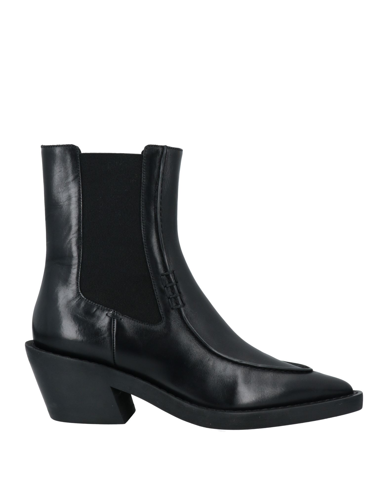 Shop Khaite Woman Ankle Boots Black Size 7 Leather