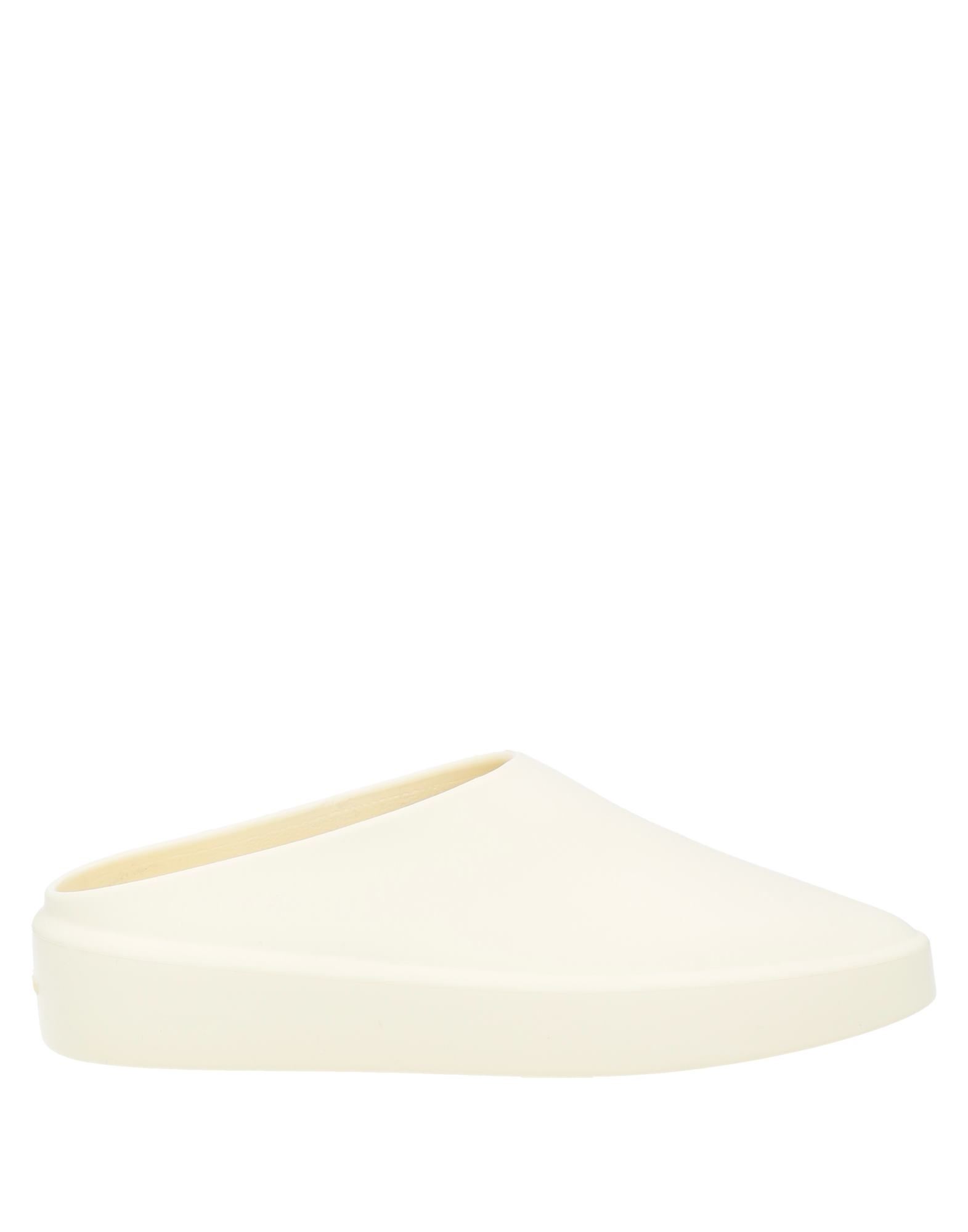 Fear Of God Woman Mules & Clogs Ivory Size 7 Rubber In White