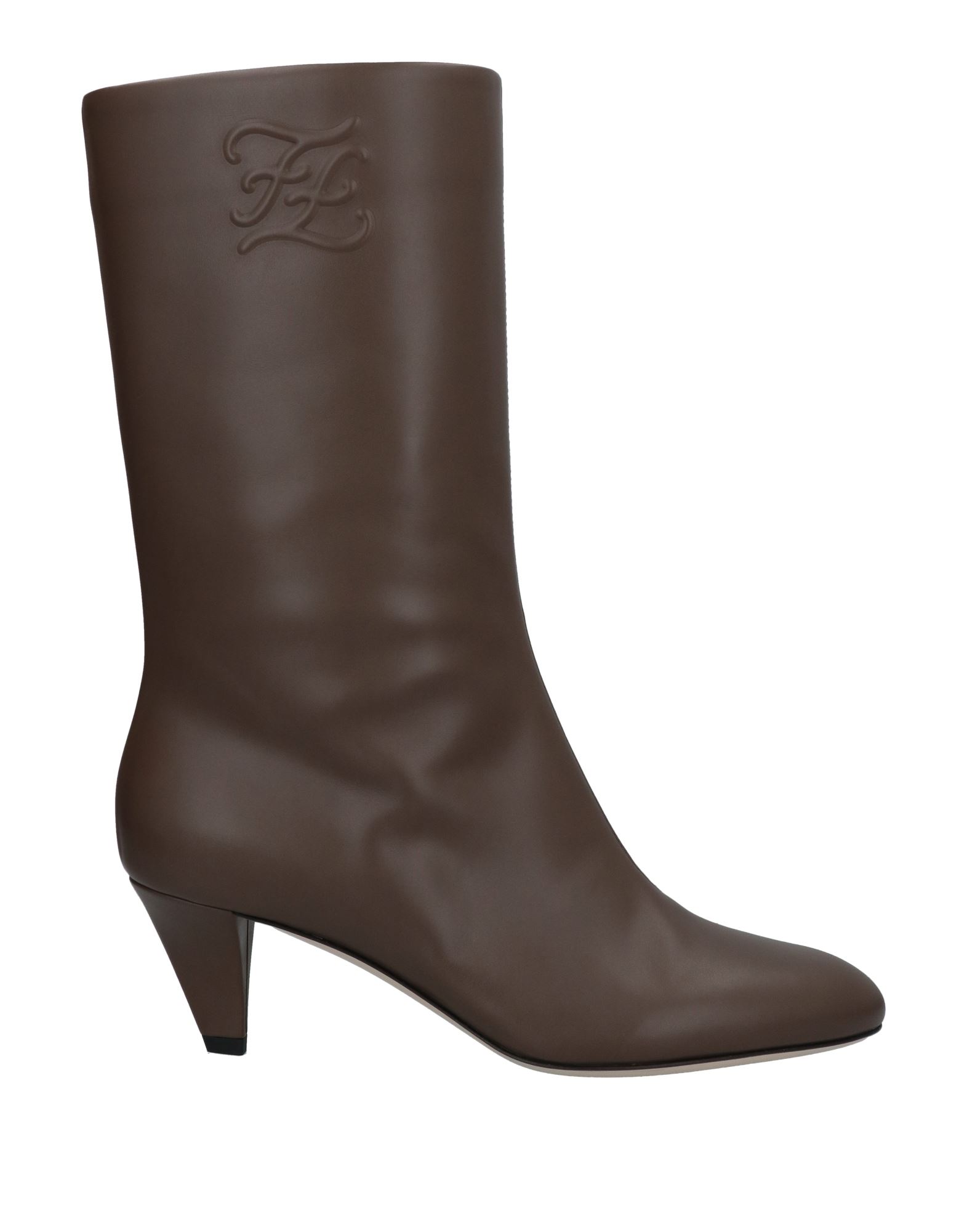 Fendi Ankle Boots In Brown