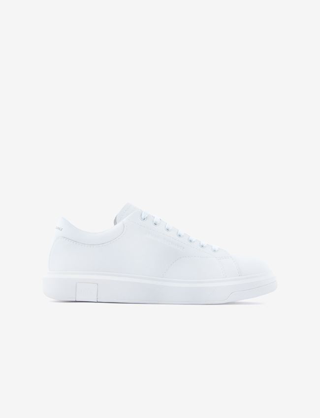 Armani Exchange Sneakers Bianco Bovino