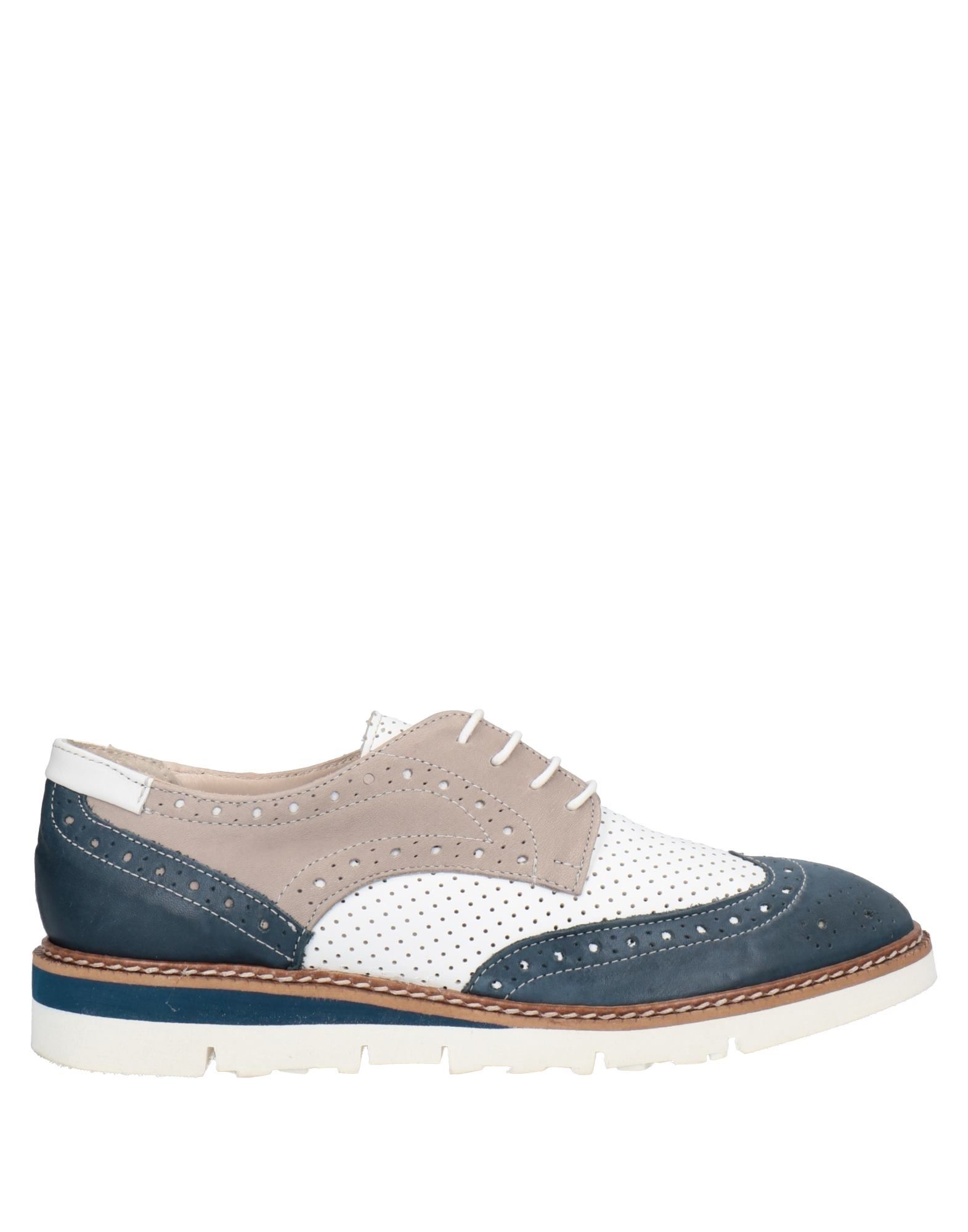 Just Melluso Lace-up Shoes In Slate Blue