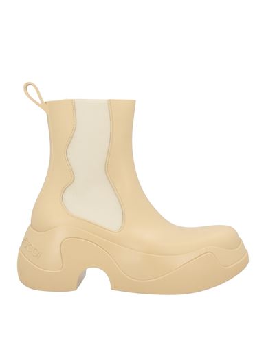 Shop Xocoi Woman Ankle Boots Beige Size 8 Thermoplastic Polyurethane