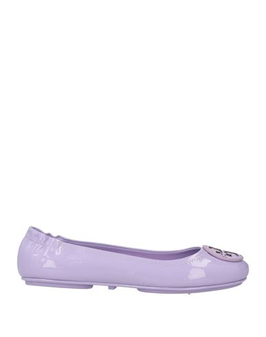 TORY BURCH TORY BURCH WOMAN BALLET FLATS LILAC SIZE 6 SOFT LEATHER
