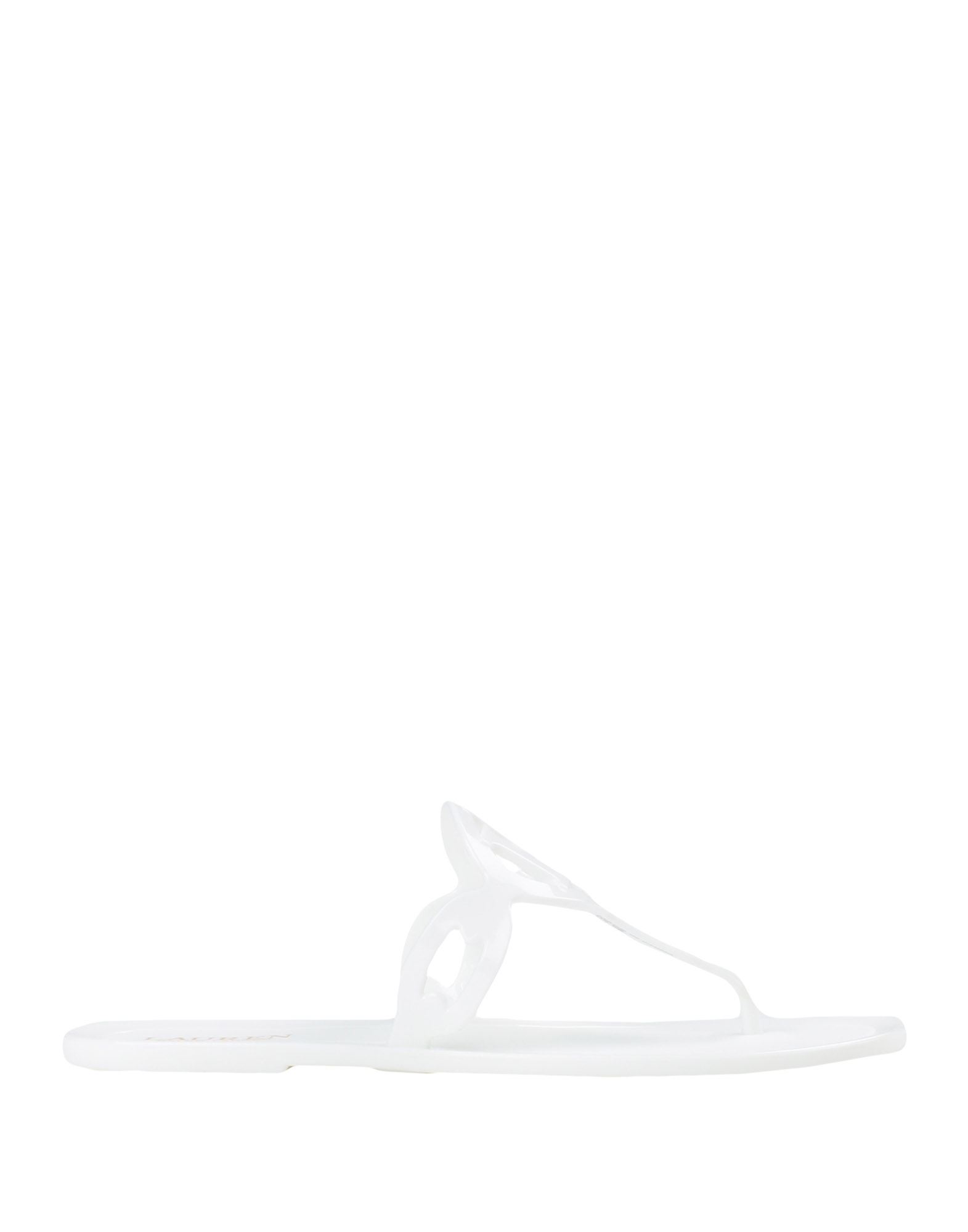 Lauren Ralph Lauren Toe Strap Sandals In White