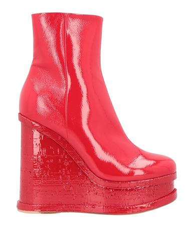 Haus Of Honey Woman Ankle Boots Red Size 12 Soft Leather