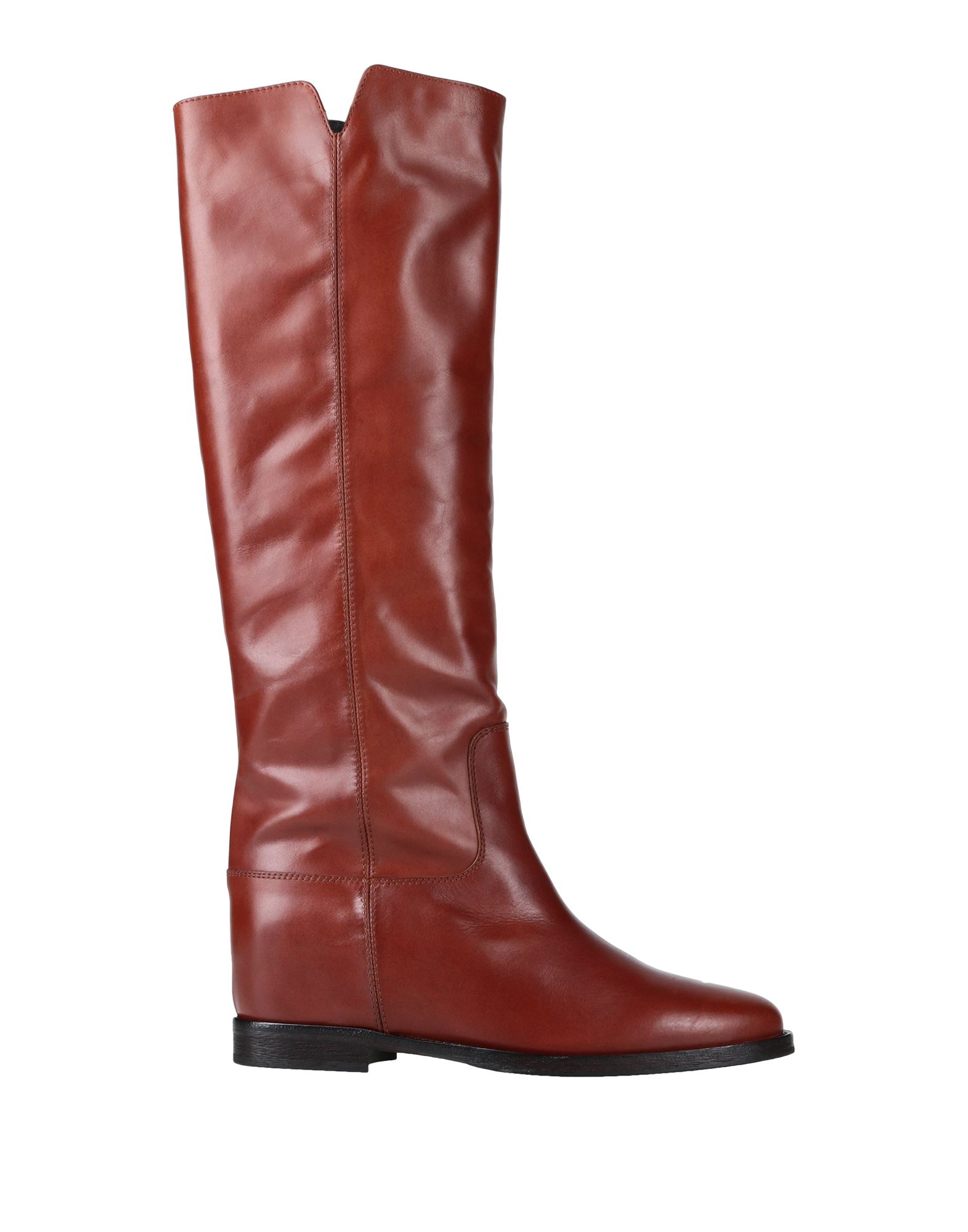 Shop Via Roma 15 Knee Boots In Brown