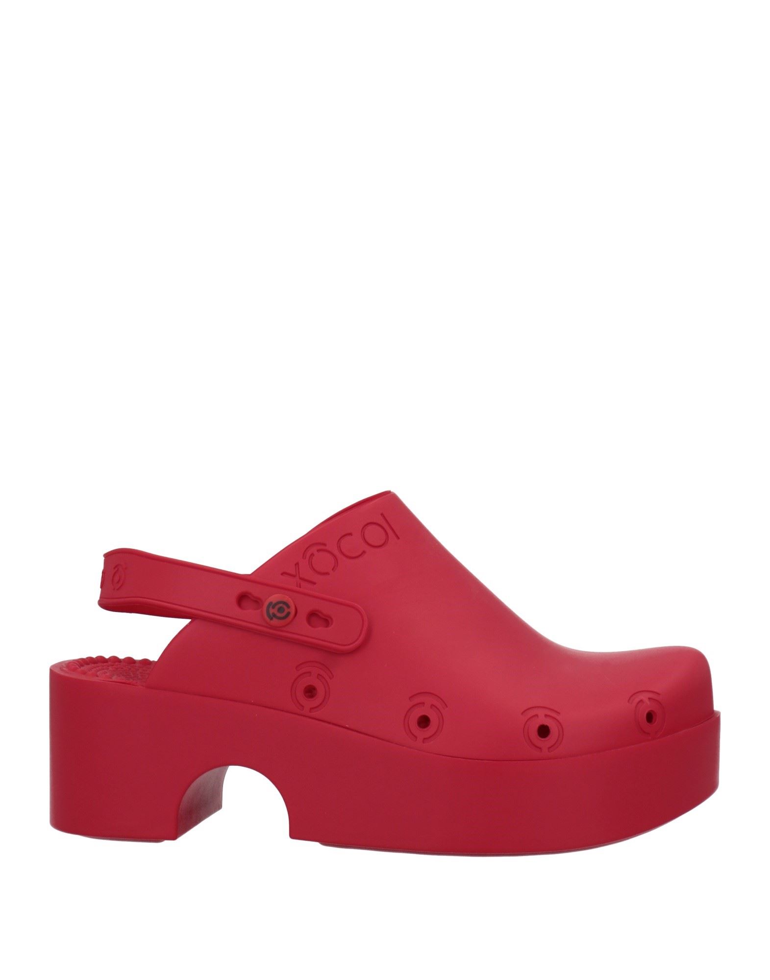 Xocoi Woman Mules & Clogs Red Size 7 Recycled Thermoplastic Polyurethane