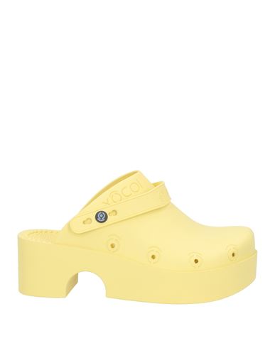 Xocoi Woman Mules & Clogs Yellow Size 8 Recycled Thermoplastic Polyurethane