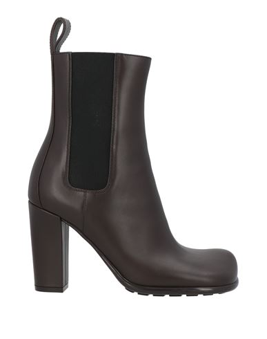 Bottega Veneta Storm Leather Ankle Boots In Black