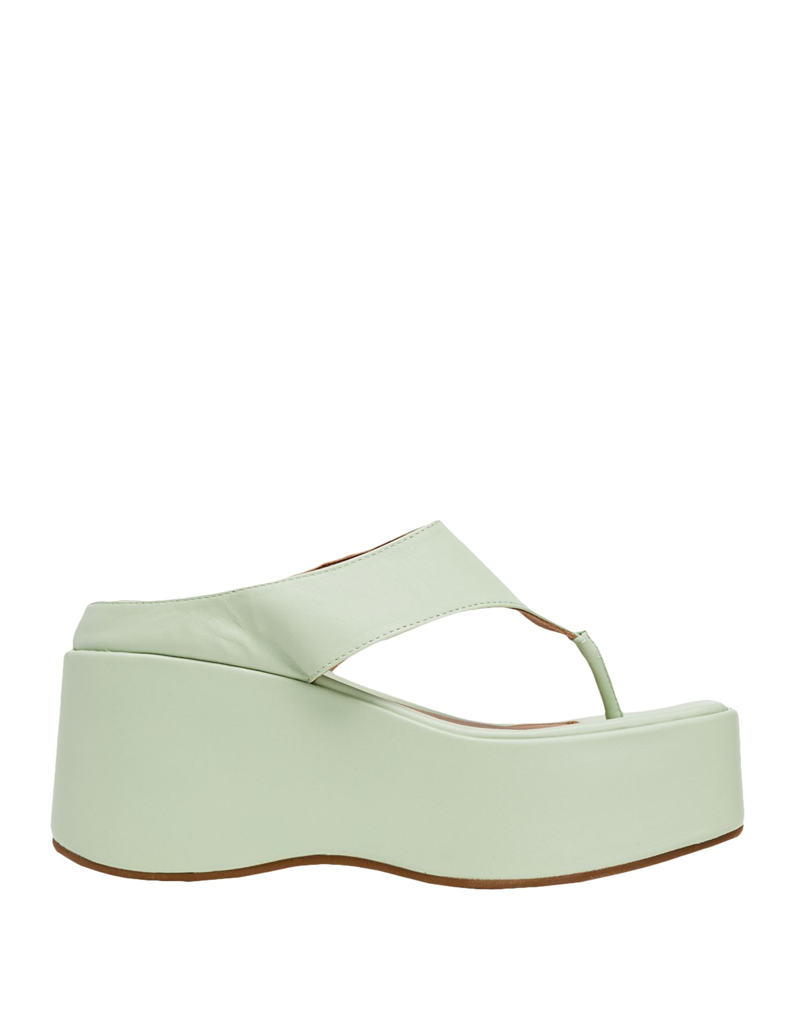 8 By Yoox Toe Strap Sandals In Green