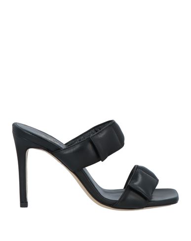 Eleventy Woman Sandals Black Size 8 Soft Leather